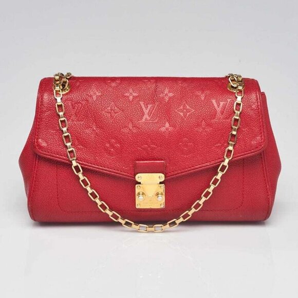 Louis Vuitton Cerise Monogram Empreinte Leather St Germain PM Bag - Picture 1 of 12